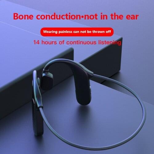 Bluetooth 5.1 Bone Conduction Earphones TWS Wireless Stereo Surround Headset Open Ear Sport Waterproof Earbud Headphone With Mic