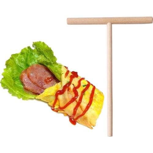 Wood Crepe Maker Pancake Batter Wooden Spreader Stick Home Kitchen Gadgets DIY Baking Cooking Cake Tools Accessories