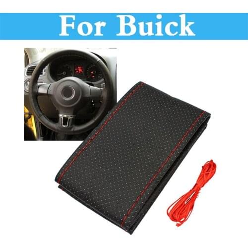Diy Car Steering Wheel Cover With Needles And Thread Artificial For Buick Rendezvous Verano Lucerne Park Avenue Rainer