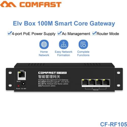 Comfast CF-RF105 Home AC Wifi Load balancing Gateway Routing Core Gateway Multi Wan Wi fi Roaming Access AC Router 650Mhz