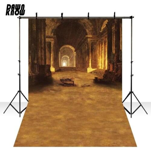 DAWNKNOW Drawing Castle Photography Backdrops Photocall Retro Painting Photo Background Wedding Children Photo Studio GY025