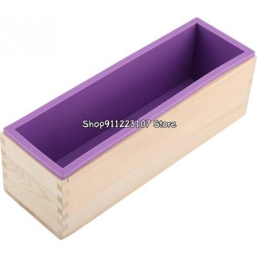 Soap mold 1200ML Rectangle Silicone Soap Mold DIY Tool for Baking Cake Ice Chocolate Mold Making Tool