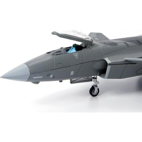 1:72 Alloy Fifth Generation Fighter Plane J20 Static Simulation Aircraft Model Toy Static Adult Gift Souvenir