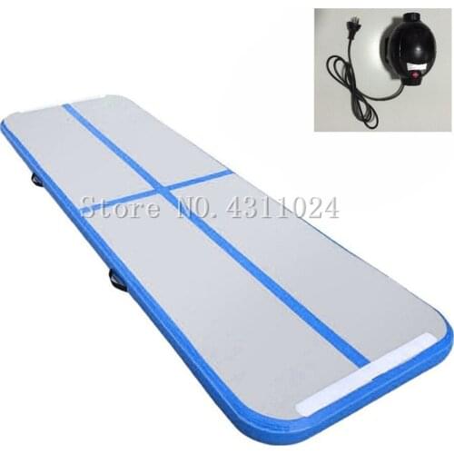 High Quality 10ft*3.3ft*0.33ft Inflatable Air track Gym Tumbling Mat Inflatable Air Floor Mat Exercise Mat With Free Pump