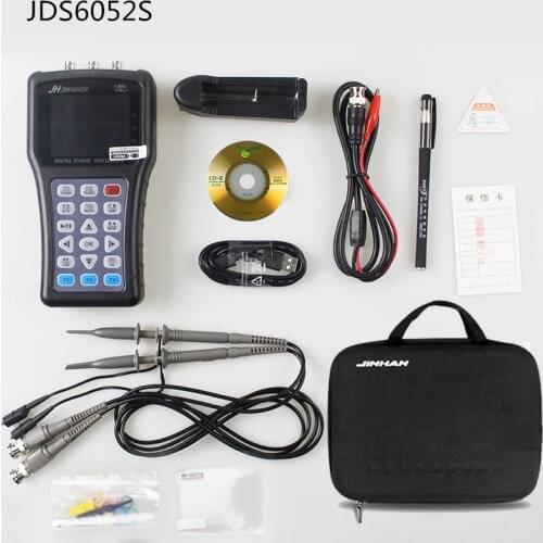 HandHeld Digital Strorage Oscilloscope Portable Oscilloscope JDS6052S 2CH 50M 200MSa/S 5 Languages Russian, Spanish, Portuguese