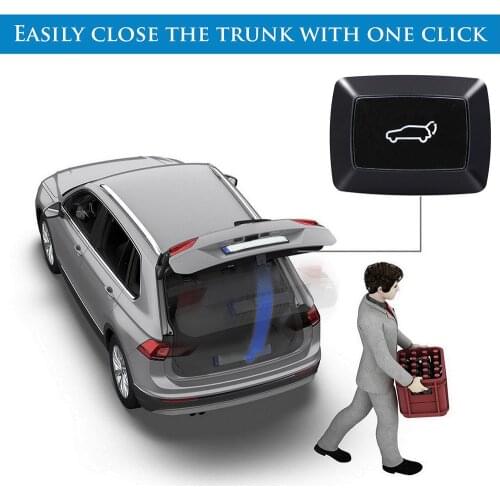 Car Trunk Switch Vehicle LED Light One Button Universal Open Close Plastic Interior Accessories Electric Tailgate Boot Tail Door