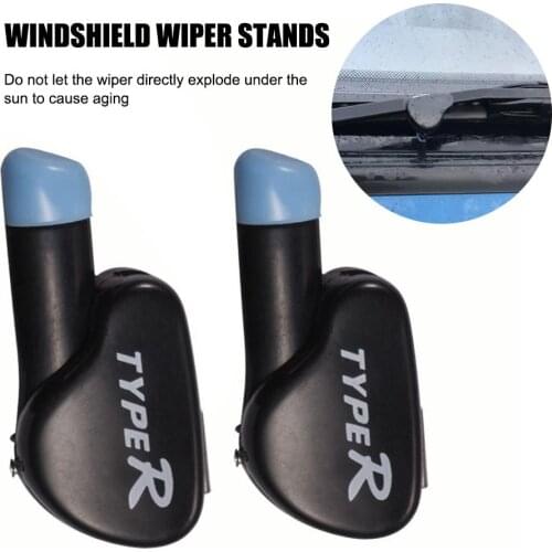 2 PCS Windshield Wiper Stands Car Accessories Aluminum Alloy Wiper Blade Protector Stand Separator Auto Parts Vehicle Tools