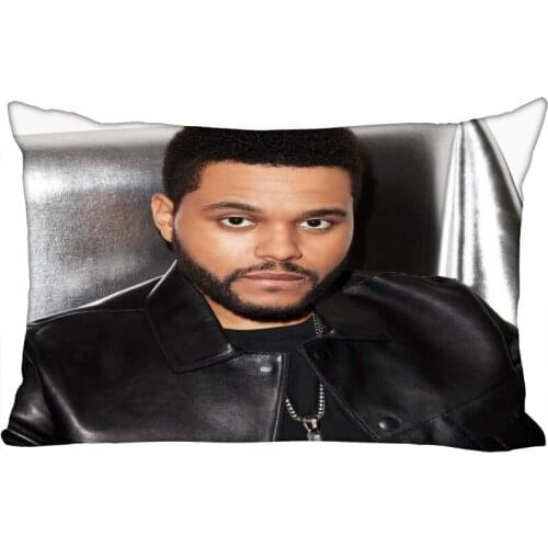Custom Pillowcase Cover The Weeknd Rectangle Zipper Pillow Cover Print Your Pictures 40x60cm45X75cm50X75cm(Two sides)
