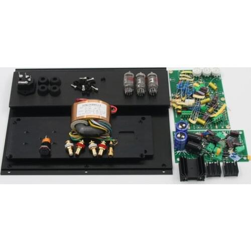 HIFI MM RIAA Turntable Preamplifier 12AX7 Tube Phono Amplifier Full Kit Base On EAR834 Circuit