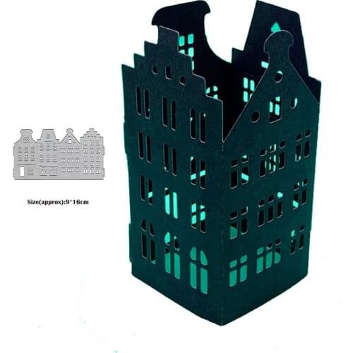 Stamps And Dies 2021 Building Metal Cutting Dies Stencils Scrapbooking DIY Album Card Making Embossing Template Craft Die Cuts