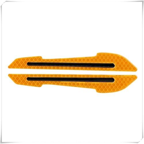 2pcs Car Exterior Styling Reflective Sticker Tape for Fiat Fiorino 595 500 520 20-30 16-20 500S Toro Fullback Aegea