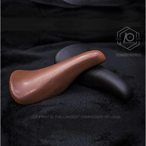 Song&friends Retro Saddle Bicycle Seat Racing Saddle PU with Hole For Fixed Gear Bike cycling parts 2 colors