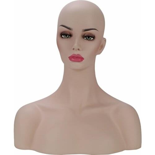Female Firberglass Mannequin Head