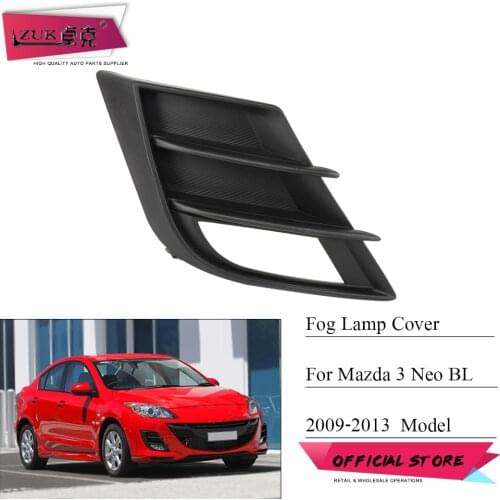 ZUK Front Bumper Fog Light Fog Lamp Cover For Mazda 3 Neo 2009 2010 2011 2012 2013 M3 BL OEM:BCD2-50-C21 BCD2-50-C11