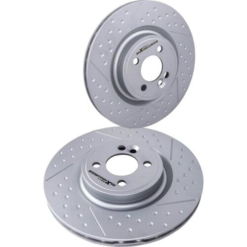 2 Front Axle Disc Brake Rotors for Mini Clubman Cooper S R55 2006-2011 1.6L 1.6T New