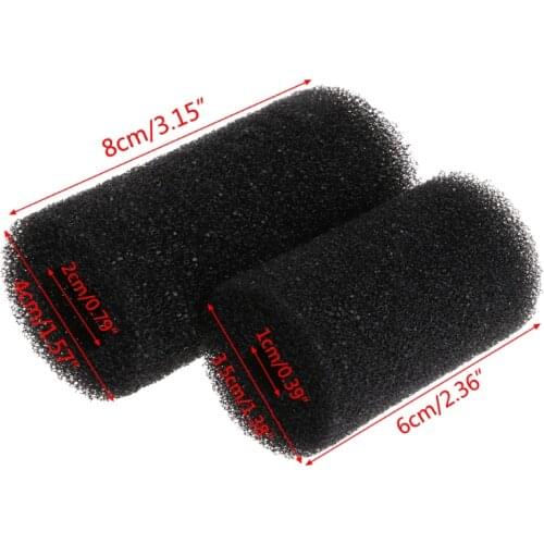 5 Pcs Sponge Aquarium Filter Protector Cover For Fish Tank Inlet Pond Black Foam