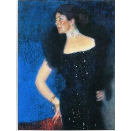 Home Decor Wall Art Gustav Klimt Canvas Portrait Painting Print Von Rosthorn Friedmann Posters Modular Picture Bedroom No Frame