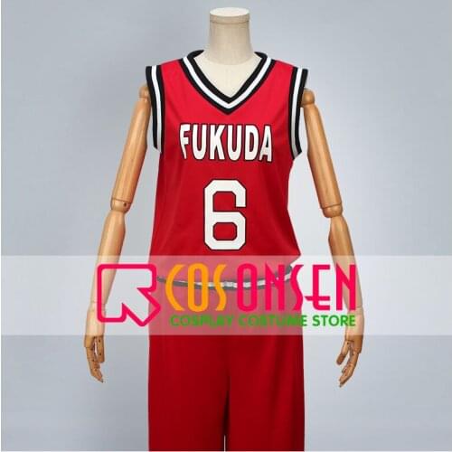 COSPLAYONSEN Kurokos Basketball Haizaki Shougo Uniform Number 6 Cosplay Costume All Size