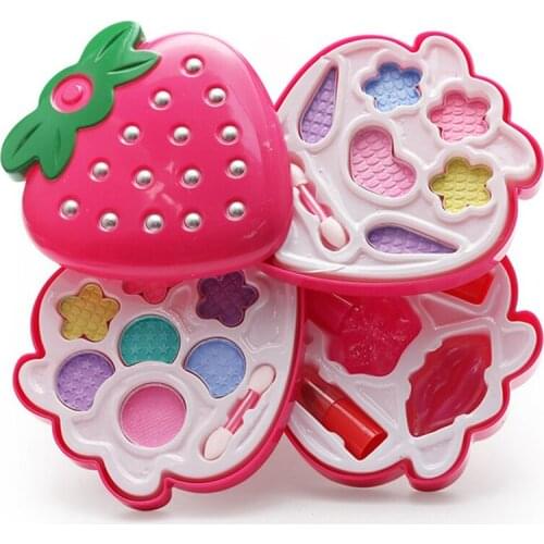Kid Lollipop Dressing Cosmetics Girls Toy Makeup Box Set Toys Plastic Safety Beauty Pretend Play Children Makeup Girl Game Gift