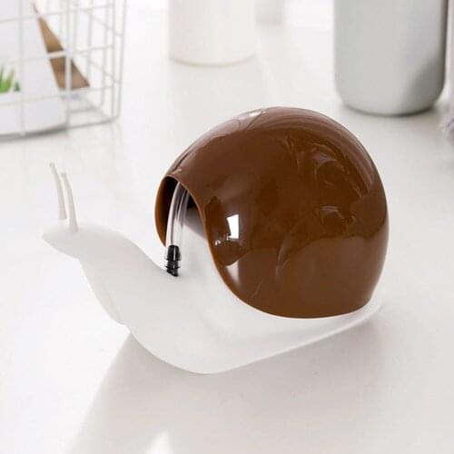 Cartoon Snail Shaped Liquid Soap Dispenser 120ml Portable Press Bathroom Shampoo Bottle Desinfection Hand Sanitizer Container