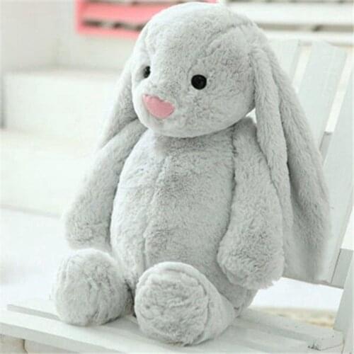 Soft Stitch Plush Toys For Children Bunny Sleeping Mate Stuffed Plush Animal For Baby 30cm Cute Easter Rabbit Doll