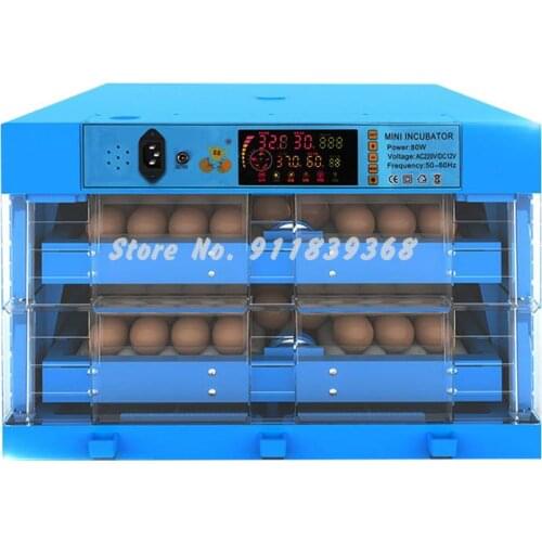 Small Incubator Household Mini Full Automatic Intelligent Incubator Chicken Incubator Duck Goose Pigeon Egg Incubator