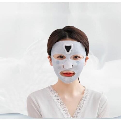 New electronic mask instrument water supply fashion soft silicone body beauty machine mesh design scientific whitening tool