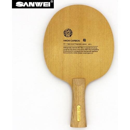 SANWEI HC1S Hinoki ALC Carbon Table Tennis Blade/ ping pong blade/ table tennis bat