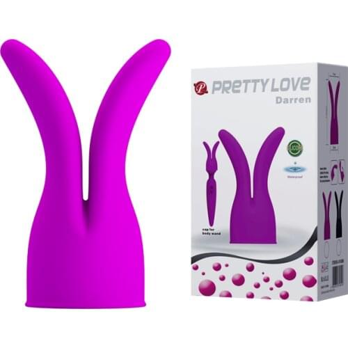 Pretty Love AV Vibrator Caps Wand Massager Sleeves,AV Rod Vibrator Accessories AV Wand Headgears Magic Wand Attachment Sex Toys