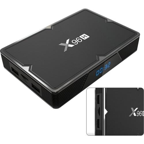 X96H Allwinner H6 Set-Top Box 4G+64G Android 9.0 Smart TV Box With BT+2.4G+5Gwifi Home Media HD Network Player
