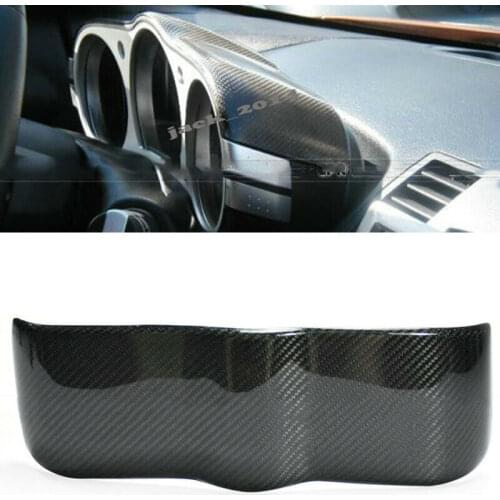 Dial Dash Cover interior Protector Trim For Nissan 350Z Z33 Real Carbon Fiber