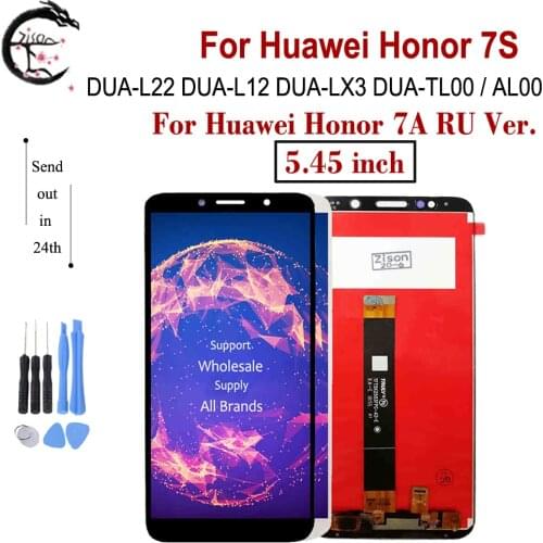 5.45" LCD With Frame For Huawei Honor 7S Honor 7A RU Ver. LCD Display Screen Touch Sensor Digitizer Assembly Honor7S Display