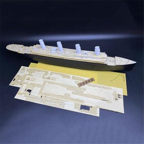 1/350 Scale Wooden Deck Masking Sheet Anchor Chain for Minicraft 11318 RMS Titanic Model Accessories