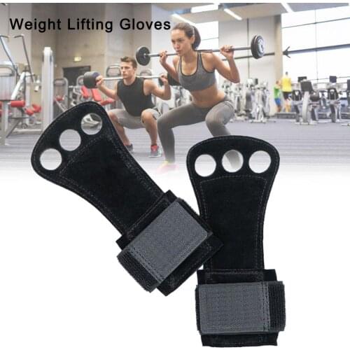 1 Pair Of Ventilated Weight Lifting Gloves Full Palm Protection Mittens Great For Pull Ups Cross Training Fitness Men Women