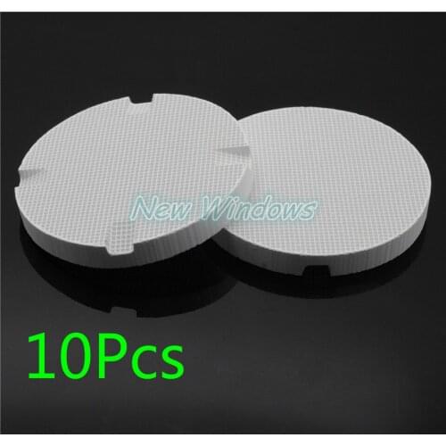 10Pcs Dental Smal Slots Honeycomb Firing Trays Round For Metal Pins