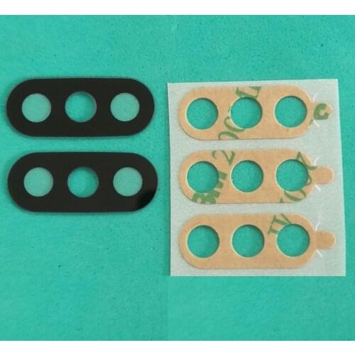 10Pcs/lot Original New Back Rear Camera Lens Glass Cover Ring with Adhesive Sticker Glue For Huawei Honor 7C / Enjoy 8 Parts