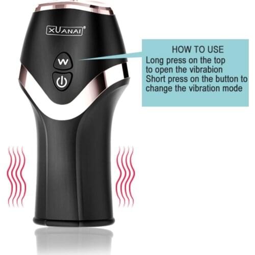 12modes Automatic Sucking Male Masturbation Cup Silicone Vagina Glans Delay Ejaculation Vibrator Sex Toys For Men Penis Trainer