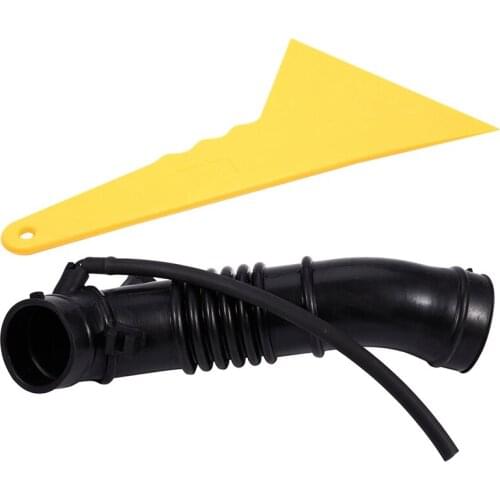2 Pcs Car Accessories: 1 Pcs Car Window Sticker Film Scraper Squeegee Cleaning Tool & 1 Pcs Car Air Intake Hose