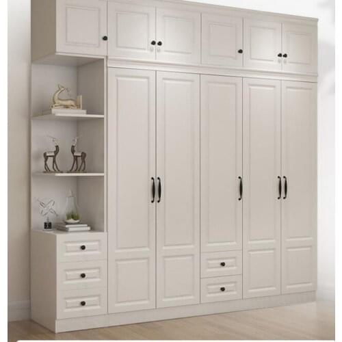 European type chest adds top ark contracted modern economy board type white combination edge ark woodiness 65 doors big wardrobe
