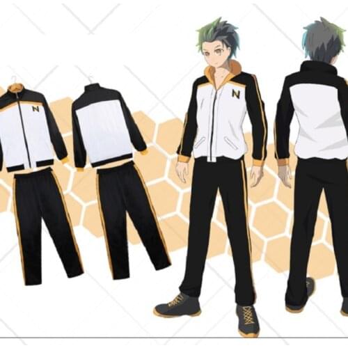Re: Zero kara Hajimeru Isekai Seikatsu zipper Coat Pants Suit Subaru Natsuki Cosplay Jacket Halloween Costume Sportswear Uniform