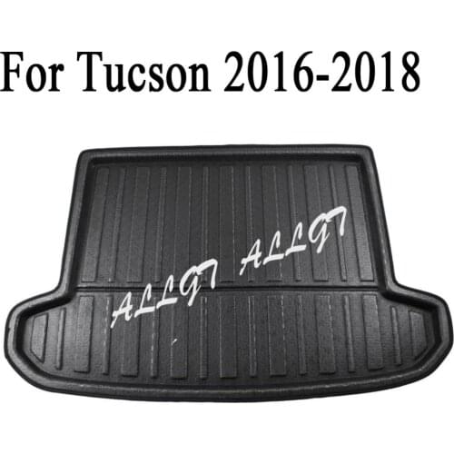 Rear Trunk Mat Boot Liner Cargo Floor Carpet Tray For Hyundai Tucson 2016 2017 2018