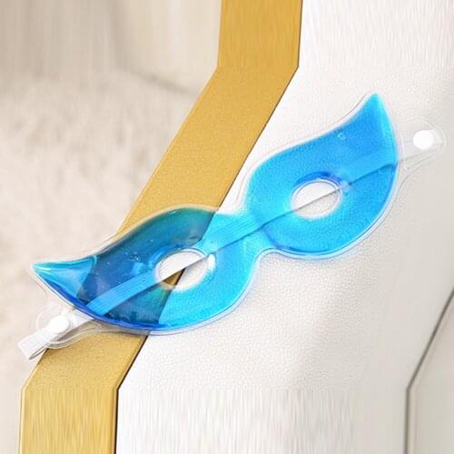 Ice Natural Sleeping Eye for mask Prevent Dark Circles Wrinkle Eyeshade Cover Refreshing Cold Massage Blindfold Travel Eyepatch