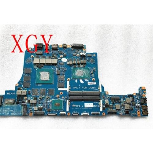 FOR DELL 15 R3 17 R4 Laptop motherboard CN-0D51CG D51CG LA-D751P com SR32Q i7-7700HQ GTX1070 N17E-G2-A1 100% Test OK
