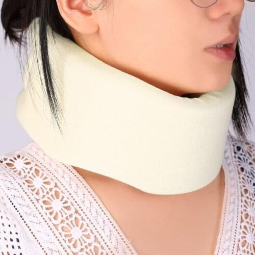 Soft Firm Foam Neck Brace Cervical Collar Jaw Spine Head Rehabilitating Neck Support Shoulder Pain Relief Adjustable Health Care