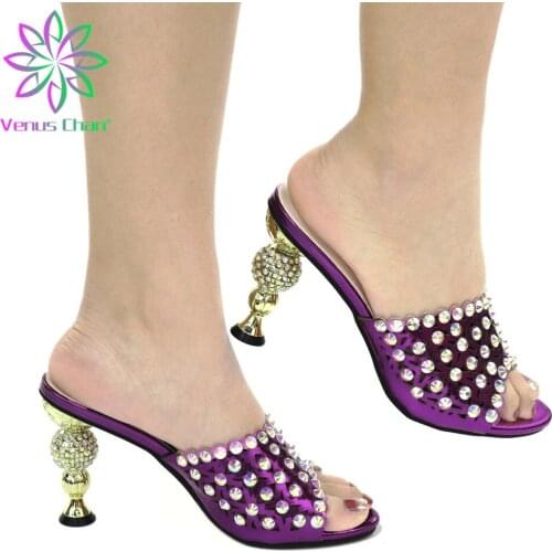 New Arrival African Women Wedding Shoes Summer High Heels Women Shoes High Quality Italian Sandals Pumps Shoe for African Party
