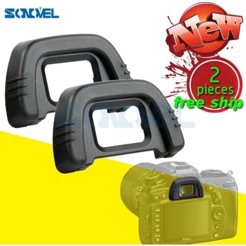 2 Pieces DK-21 Rubber Eyecup Eyepiece For Nikon D80 D90 D600 D7000 D70S D610 D200 D100 F80 F65 F55 FM10 D7000 D610 D750