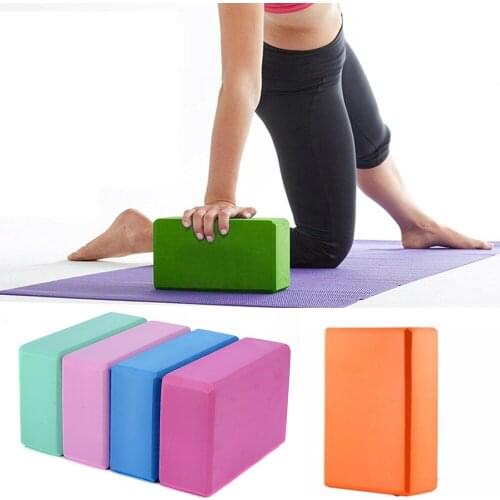 Non-Slip Yoga Block Pilates EVA Brick Foam Stretch Fitness Exercise Gym Tool Training High Quality
