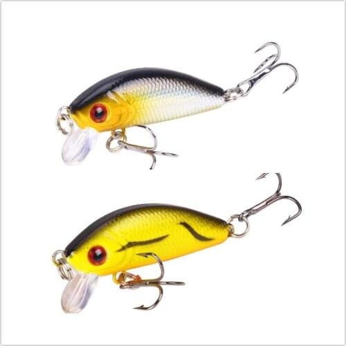 1PCS/Minnow Fishing Lure Winter ice Fishing Bionic Swim Hard Bait 5cm/4g Artificial Crankbait Wobbler Fish Lure fishing tackle