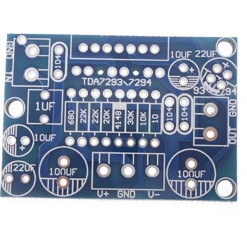 TDA7293/TDA7294 mono power amplifier board circuit design 85w PCB empty board