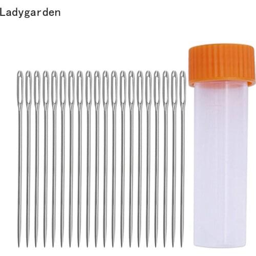 100PCS 53mm DIY Leather Crafts Large Eye Pins Embroidery Tapestry Knitters Wool Scarf Sweater Needles Household Leather Needle